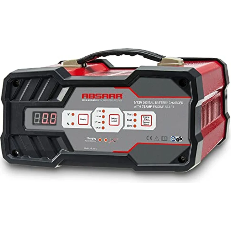 Absaar Batterieladegerät mit Starthilfe 12A 6-12V – Bild 4