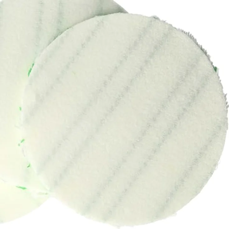 Vhbw Polierpad-Set für Kärcher FP 303, 6x Polierscheiben für Laminat, Durchmesser 12,5 cm, weiß/grün, waschbar bis 60°C – Bild 6