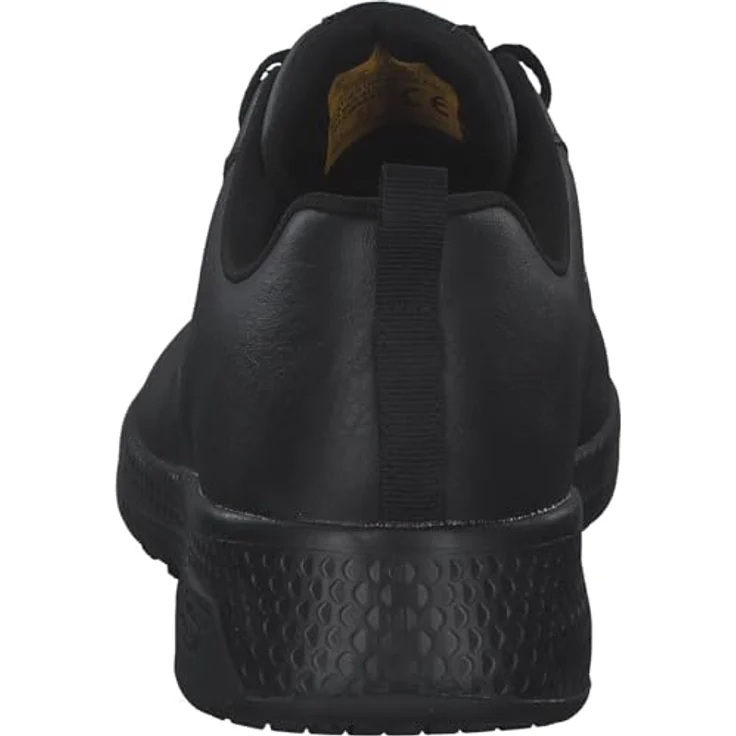 Skechers Marsing Gmina Sicherheitsschuh, rutschhemmender Damen Berufs-Sneaker im Oxford-Stil, schwarz mit Air Cooled Memory Foam – Bild 3