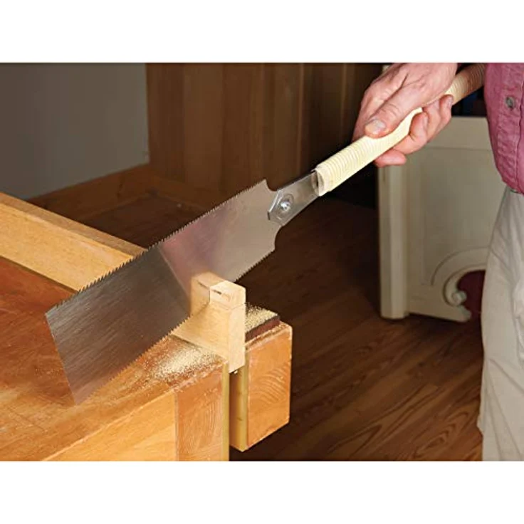 FAMEX Gyokucho 610 Ryoba Japansäge 240mm, Zugsäge für feine Längs- und Querschnitte, Made in Japan – Bild 4