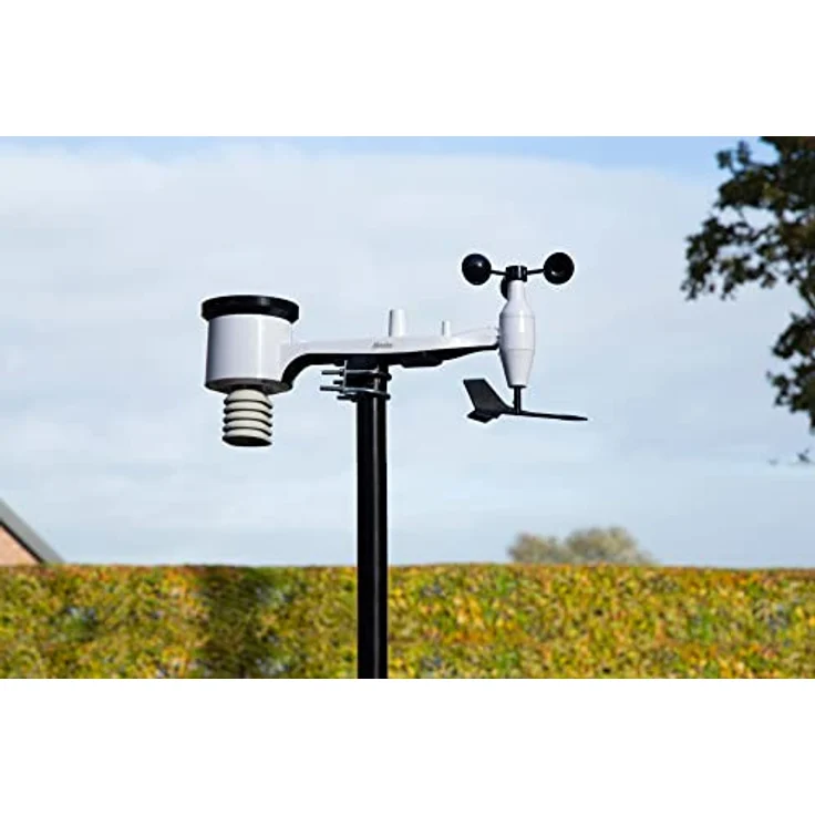 Alecto WS5200, WLAN Wetterstation mit LCD-Display, Schwarz-Weiß, Messung von Windgeschwindigkeit, Luftdruck, Temperatur und Luftfeuchtigkeit, kompatibel mit Smart Home-Systemen – Bild 7