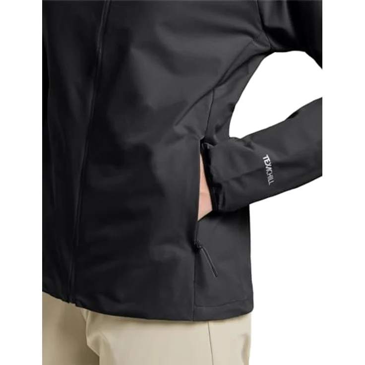 Jack Wolfskin Prelight Stride Jkt W, Damenjacke mit UV-Schutz und windabweisendem Texashield Core Material, Schwarz, Größe M – Bild 5