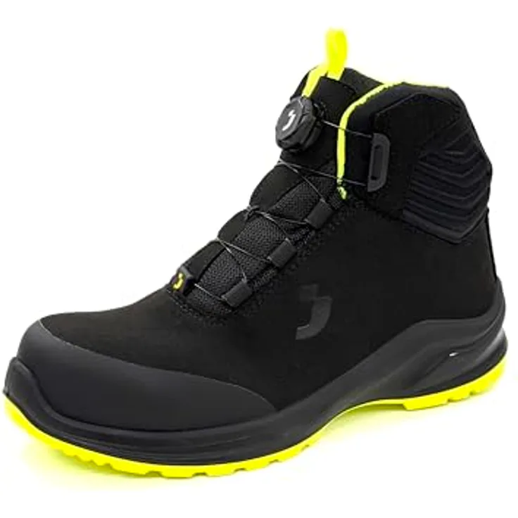 Safety Jogger MODULO S3S MID TLS, veganer Sicherheitsschuh mit ESD-Zertifizierung, rutschfest, durchtrittsicher, Nano Carbon Zehenschutz, TLS-Verschluss
