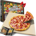 Heidenfeld XXL Pizzastein, rechteckig 46.5 x 35.5 cm aus Cordierit, ideal für Backofen & Grill, Pizzamaker und Schamottstein