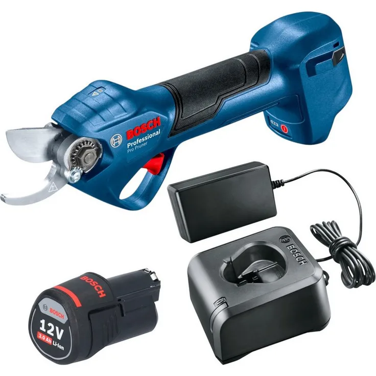 Bosch Professional Pro Pruner Akku-Astschere 12 V, inkl. 1x 3,0 Ah Akku & Ladegerät, max. Schnittleistung 25 mm