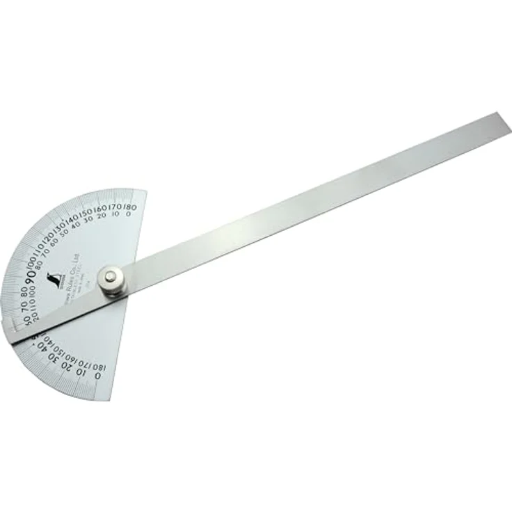 FAMEX Winkelmesser 62774 Shinwa, 15 cm Gradmesser mit 120° Präzisionsmessung, Made in Japan – Bild 2