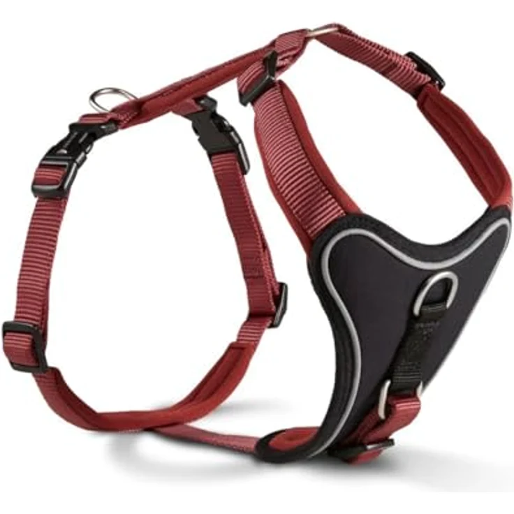 WOLTERS Geschirr Professional Comfort, Größe 80-95 cm, Farbe rost rot – Bild 1