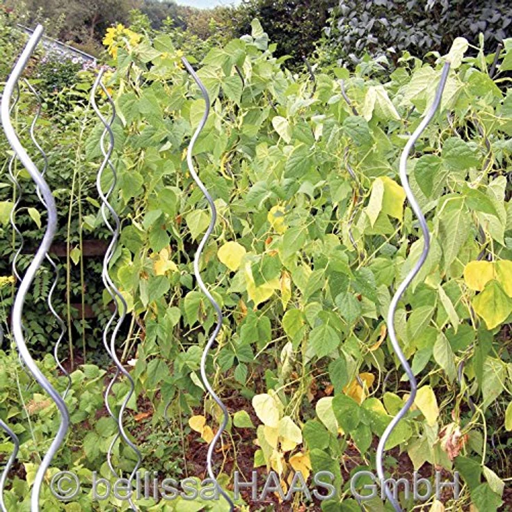 bellissa 1 Stück Hochwertige Pflanzspiralen - Pflanzen-Stangen und Spiral-Stäbe für das Ranken im Garten verzinkt Höhe: 110 cm - Ø 5 mm – Bild 3