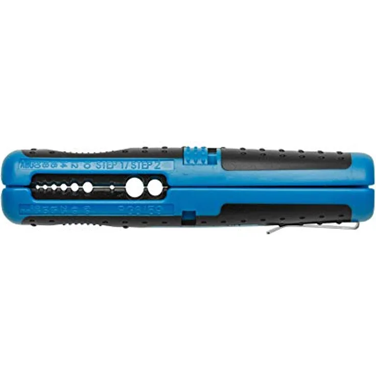 Högert Technik Kable Abisolierer HT1P102, aus Chrom-Vanadium-Legierungsstahl, 0.5-6.0 mm², hochharte Schneidkanten, verschleißfest, schmale Form