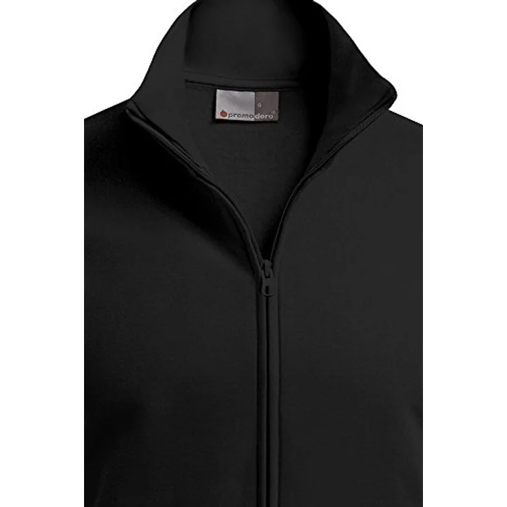 Stehkragen Zip Jacke Herren, Schwarz, XL – Bild 5