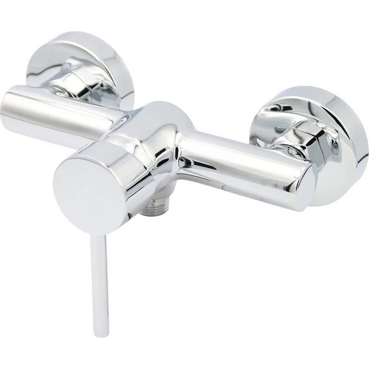 Stabilo Sanitär Duscharmatur "Lonetal", Einhebelmischer Brausearmatur aus Messing, DVGW geprüft, für Bad und Dusche, 113 mm Höhe
