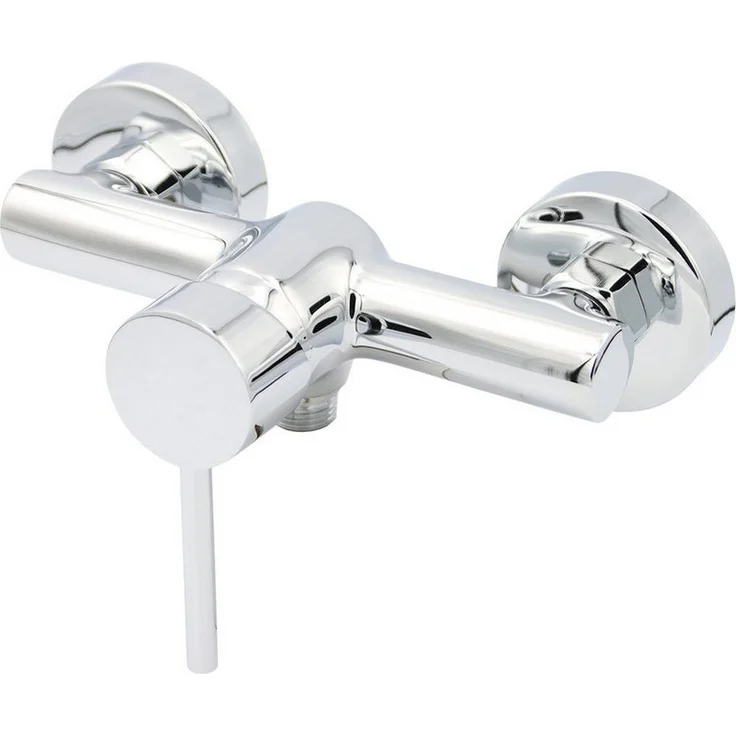 Stabilo Sanitär Duscharmatur "Lonetal", Einhebelmischer Brausearmatur aus Messing, DVGW geprüft, für Bad und Dusche, 113 mm Höhe