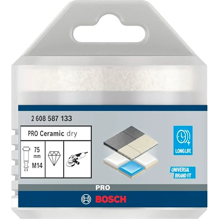 Bosch Accessories Diamanttrockenbohrer Dry Speed Best für Keramik, geeignet für weiche und harte Fliesen, 75 x 35 mm – Bild 2