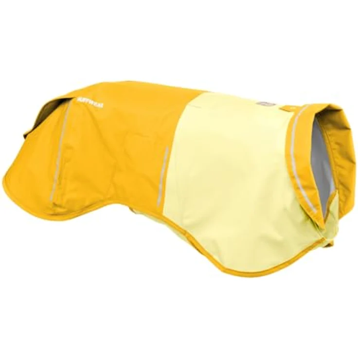 RUFFWEAR Sun Shower X-Small Hunde-Regenjacke, Allwetter-Hundemantel, wasserdichte Hundejacke, leichte wetterfeste Hundeweste und Hunde-Regenmantel, Mineralgelb – Bild 2