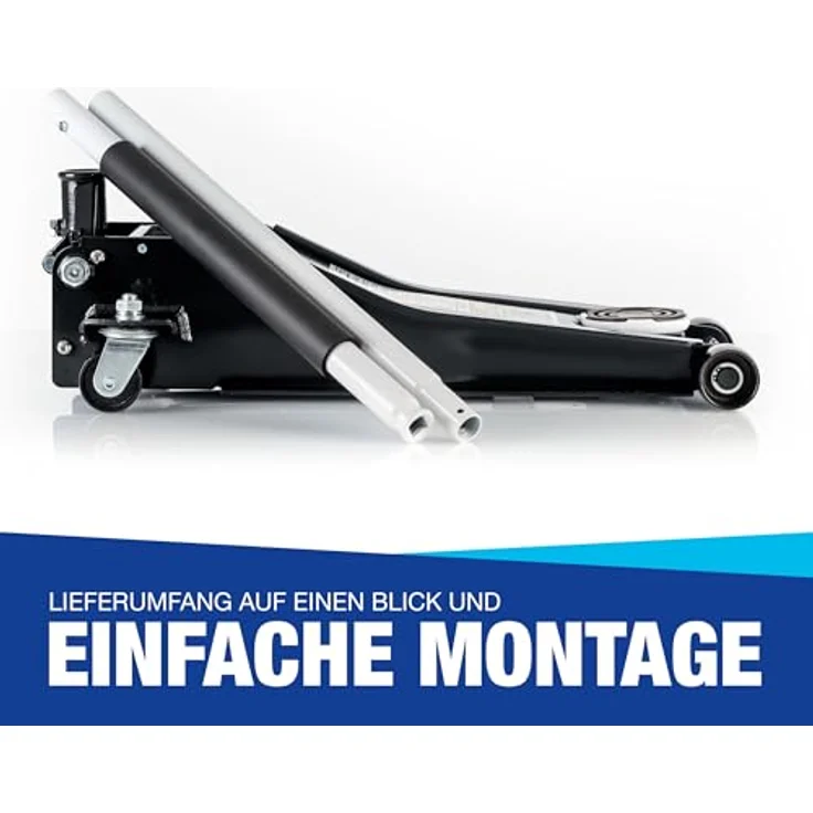 NTG Hydraulischer Wagenheber WGH.BLACK-3001, 3000kg Tragkraft, 75-505mm Hubhöhe, extra flach für SUV & tiefergelegte Autos, schwarz – Bild 7