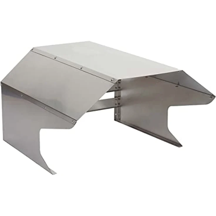 Proregal Mähroboter-Garage, wetterfeste Edelstahl-Garage (L 70 x B 60 x H 41 cm) für Mähroboter und Ladestation, silbergrau – Bild 1