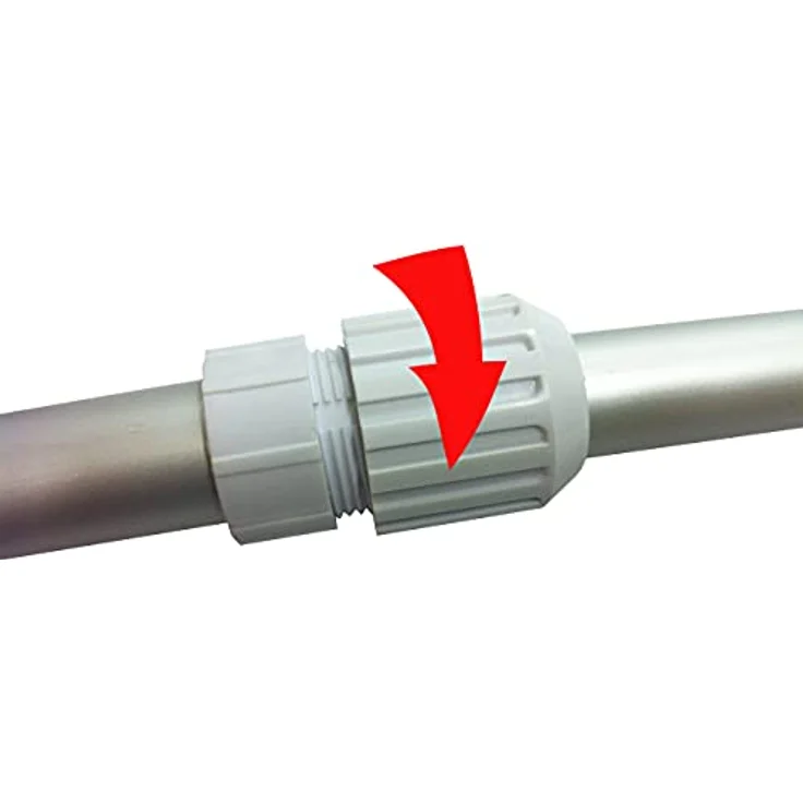 Steinbach Teleskopstange Aluminium, 3-teilig Teleskopstiel, 120cm bis 360cm – Bild 2