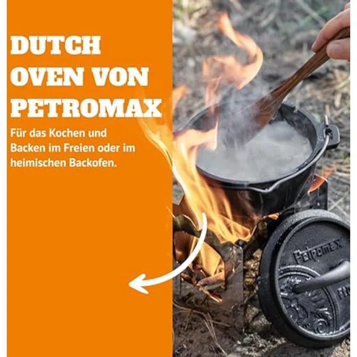 Petromax Feuertopf ft3 mit Füßen Dutch Oven / Dopf /Outdoor – Bild 2