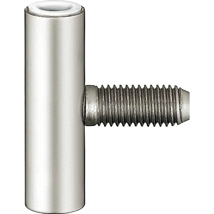 SIMONSWERK Türband V4700WF, Rahmenteil mit Gewinde M10 und Band ø 15mm, vernickelter Stahl für Holztüren – Bild 1
