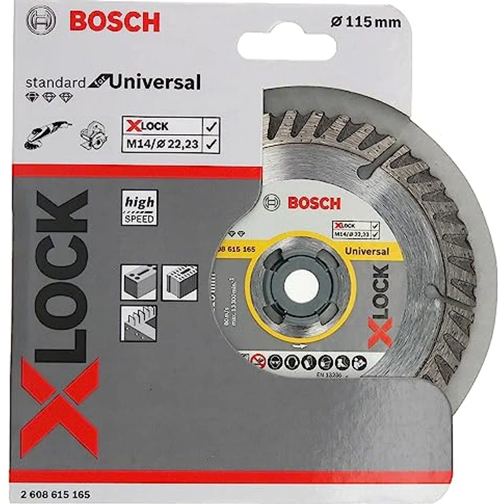 Bosch Professional X-LOCK Diamant-Trennscheibe Standard for Universal 115mm, Durchmesser – Bild 2