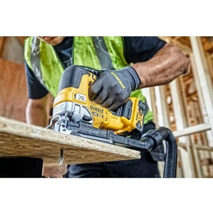 DeWalt Akku-Kombopack 18 V DCK2012P2T-QW, Handkreissäge und Pendelhub-Stichsäge mit bürstenlosem Motor, LED Arbeitslicht und AirLock System – Bild 5