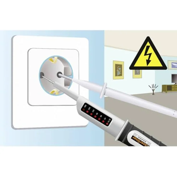 LASERLINER Spannungsprüfer ActiveTester, batterieloser Spannungs- und Durchgangsprüfer, recyceltes Gehäuse – Bild 4