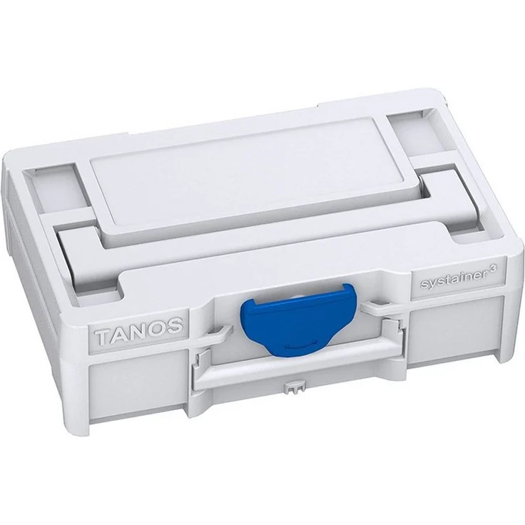 Tanos Werkzeugbox TANOS XXS-systainer³ lichtgrau, ABS Kunststoff, kompakte Maße H 31,3 x B 105 x T 66 mm