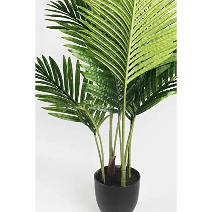 Arnusa Künstliche Palme 90cm KP111 Kunstpflanze Kunstpalme Zimmerpflanze Topfpflanze Dekopalme – Bild 2