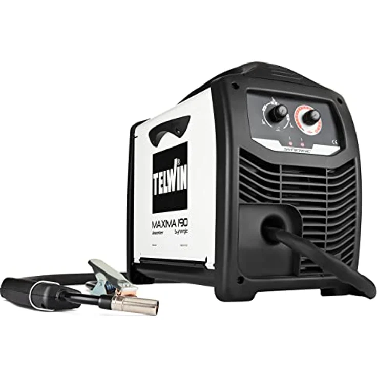 Telwin 816086 Maxima 190 Synergic Drahtschweißgerät mit Invertertechnik, 230V, 50-60Hz, 1ph, Weiß – Bild 4