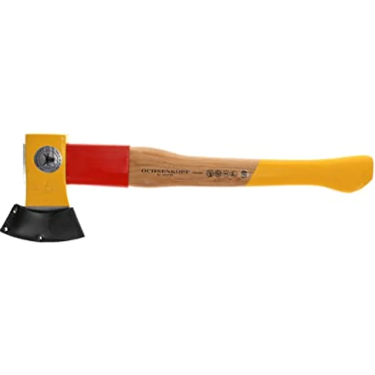 Ochsenkopf OX 644 H-1255 Spalt-Fix-Beil - Hochwertiges kleines Spaltbeil mit Hickory-Holzstiel und Rotband-Plus Stielbefestigung - Gewicht: 1950 g – Bild 6
