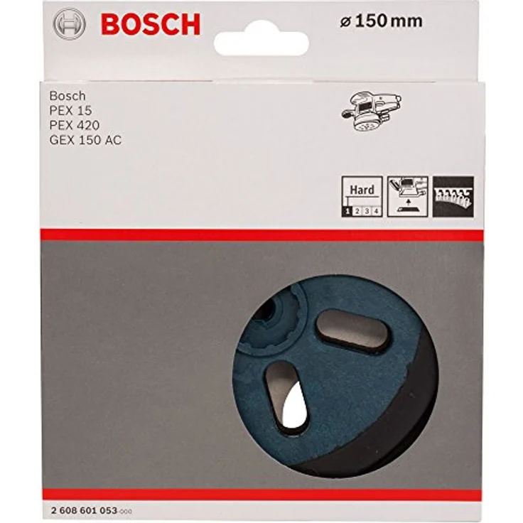 Bosch Professional Schleifteller hart 150 mm für GEX 150 AC Professional – Bild 4