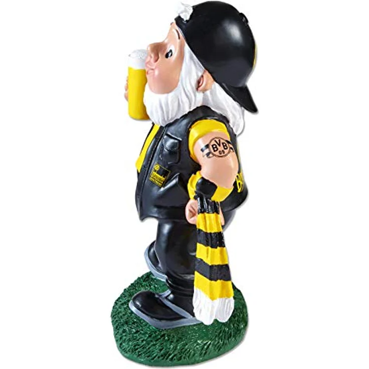 BVB 19160100 - BVB-Gartenzwerg Kutte, Borussia Dortmund, 28cm – Bild 3