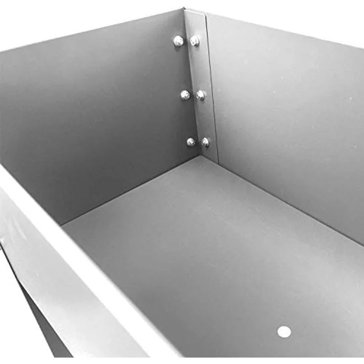 Bio Green Metallhochbeet Freising-XL, anthrazit, 100 x 30 x 80 cm, MHF-XL für Balkon & Terasse – Bild 9