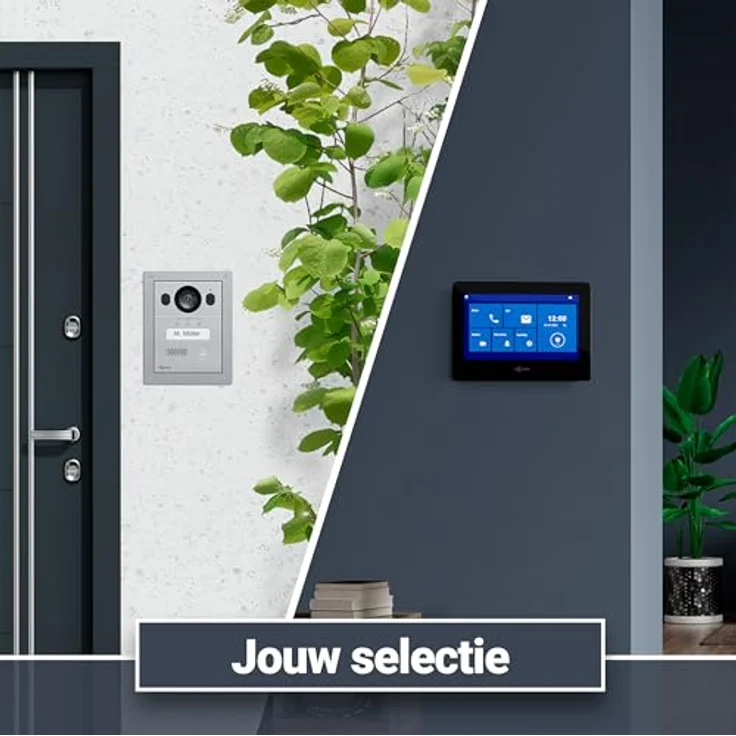 Goliath Intercom Basic Line 2-Draht Video-Türsprechanlage, FullHD, WLAN-Anbindung, Schwarz/Silber – Bild 4