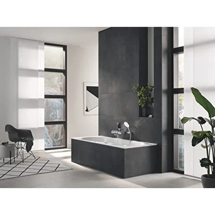 Grohe Rainshower SmartActive 130 Duschbrause, 3 Strahlarten, 9.5 l/min, mit verstellbarem Wandhalter und TwistFree Duschschlauch, Chrom – Bild 6