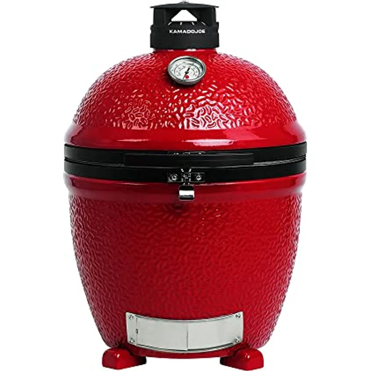 Kamado Joe Classic II Freistehend - Keramikgrill Holzkohlegrill Rot – Bild 2