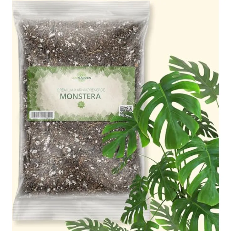 OraGarden Substrat Erde für Monstera, Blumenerde, Karnivorenerde Spezial Premium (3L)