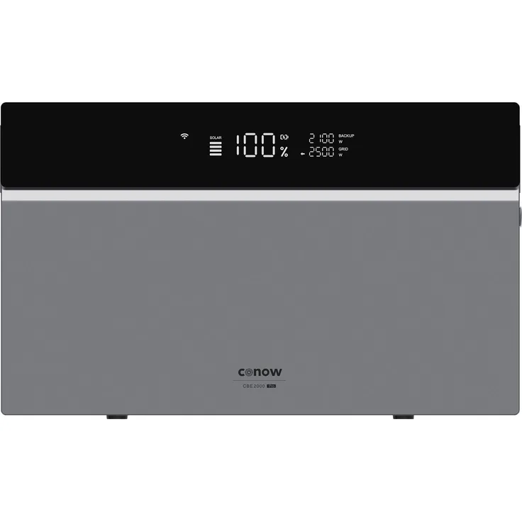 Conow CBE2000 Pro, Tuya Powerstation mit 2000Wh LiFePO4 Solarspeicher, erweiterbar bis 12 kWh, IP65, KI-gestütztes Energiemanagement