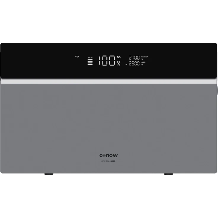 Conow CBE2000 Pro, Tuya Powerstation mit 2000Wh LiFePO4 Solarspeicher, erweiterbar bis 12 kWh, IP65, KI-gestütztes Energiemanagement