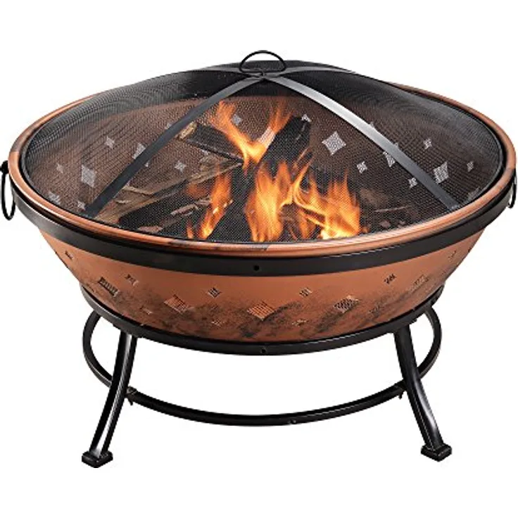 Peaktop Garten Holzkamin Patio Metallschale Feuer Hitze FP35