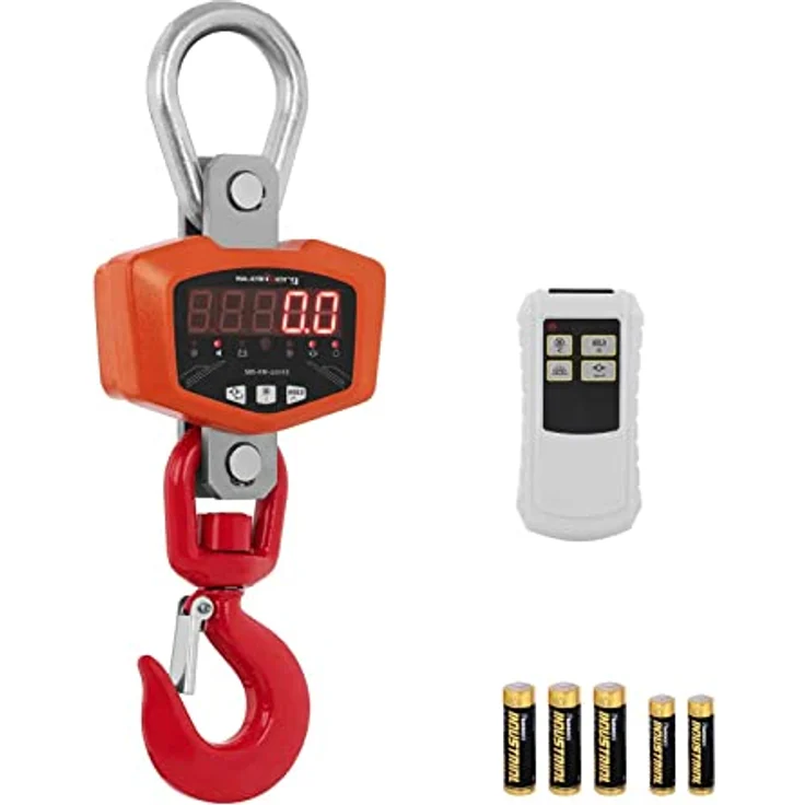 Steinberg Systems SBS-KW-3000KE Kranwaage 3.000 kg / 0,5 kg LED 360 Grad Hängewaage Wildwaage Zugwaage Lastenwaage – Bild 1