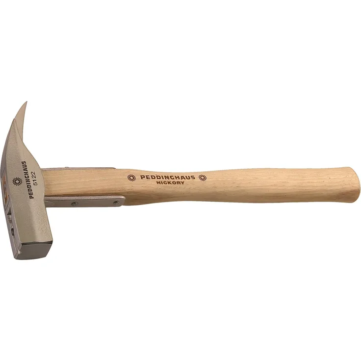 Peddinghaus Hammer LATTHAMMER 'CLASSIC' GROESSE 1 MIT HICKORYSTIEL 650 g - Teilpoliert mit magnetischem Nagelhalter
