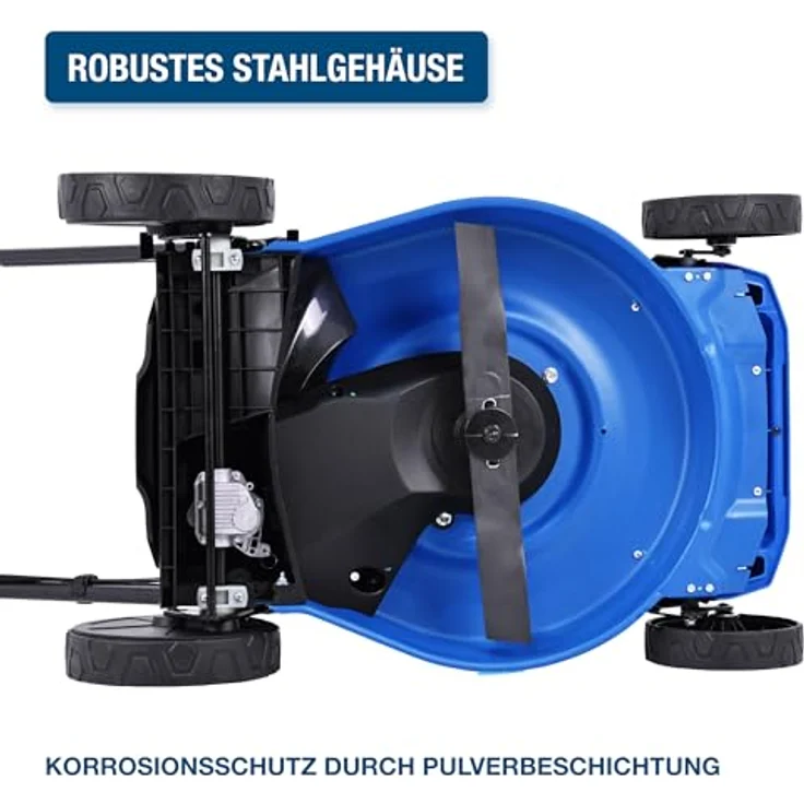 HYUNDAI Benzin-Rasenmäher LM4622G, Mulcher mit Radantrieb, 4-Takt-Motor, 46 cm Schnittbreite, 3.9 PS, 65 l Fangkorb – Bild 8