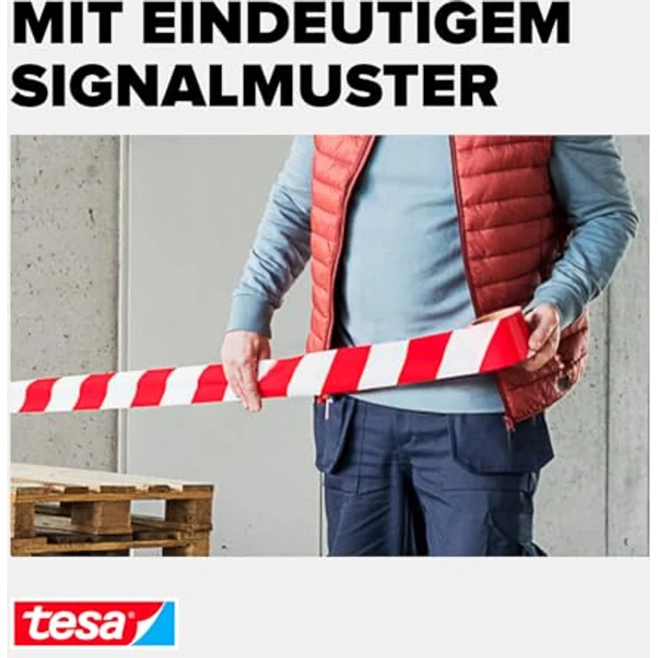 TESA Signal Absperrband 58137-00-00 (L x B) 100m x 80mm - Preisvergleich – Bild 5