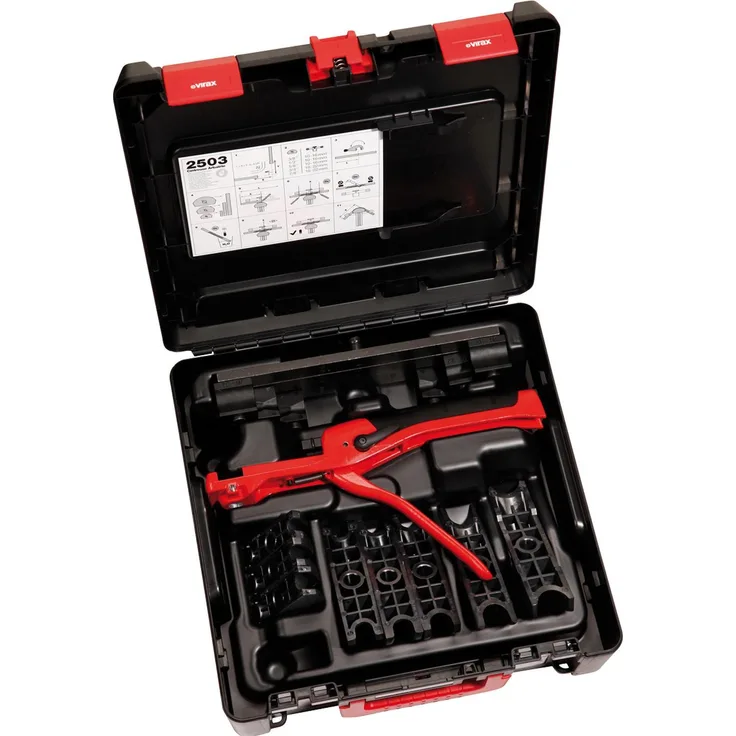 Virax Mobile Biegemaschine für Mehrschichtrohre, Zange mit 90° Biegefunktion, Aluminiumgehäuse, 1,3 kg