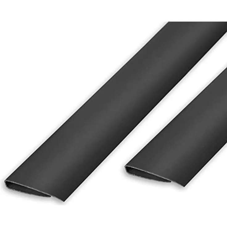 Ribelli PVC Abschlussleiste 100 cm, anthrazit, 3er Set, frost- und wasserabweisend, einfache Montage