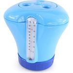 Höfer Chemie GmbH blau Pool Dosierschwimmer inkl. Thermometer und Nachfüllanzeige