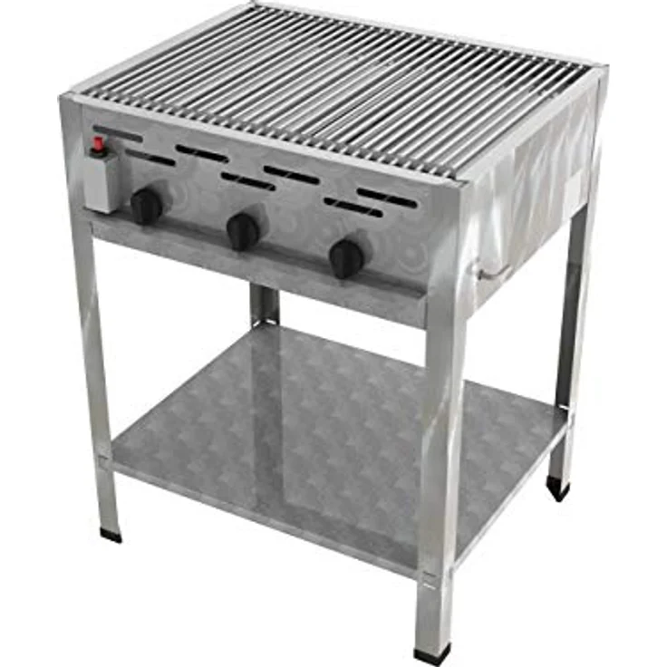ChattenGlut Gasgrill ChattenGlut Gastrobräter 10,8kW mit Einzelne Edelstahlstäbe als Rost, BxTxH: 650x530x800 cm, in Edelstahlfarbe – Bild 2