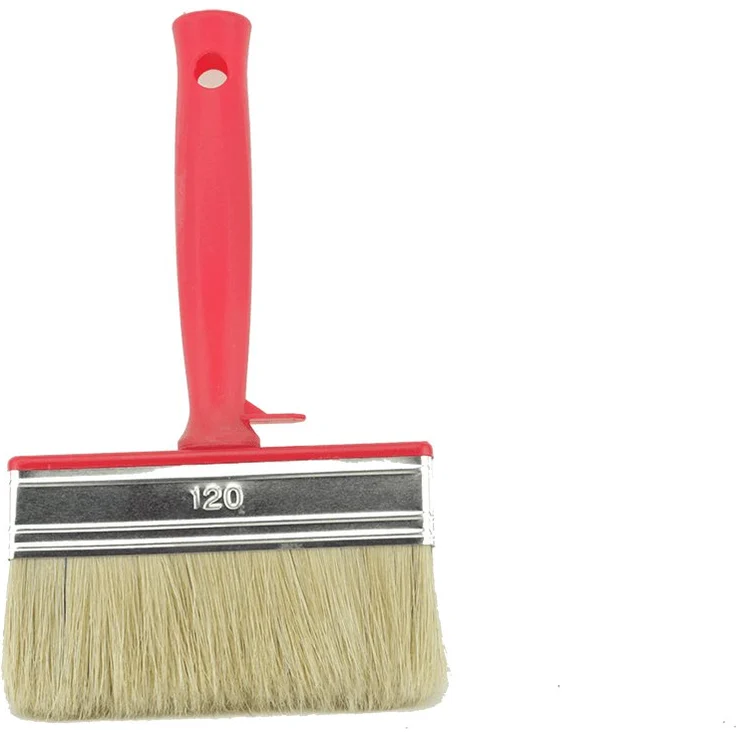 Pictolor Schuller YES Flächenstreicher 70 mm, robuster Allround-Pinsel mit ergonomischem rot Kunststoffgriff und strapazierfähiger Borstenmischung
