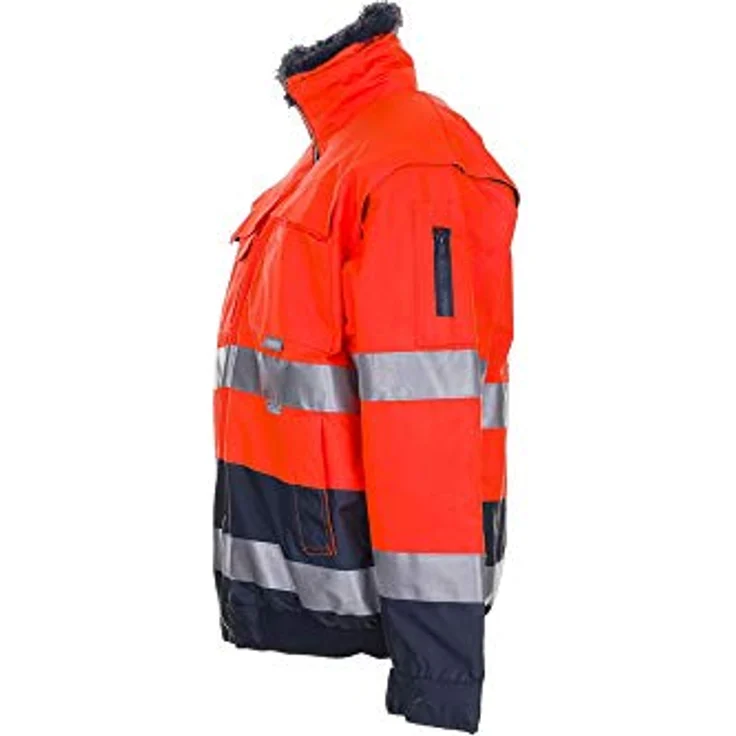 Warnschutz Comfortjacke orange/marine Größe XL – Bild 3